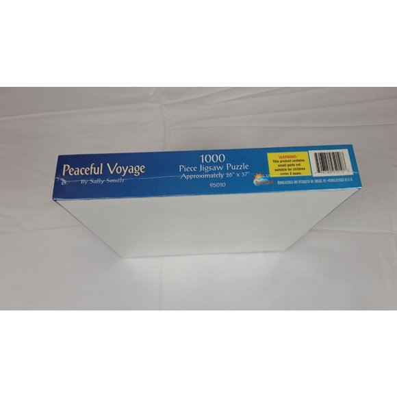 Peaceful Voyable by Sally Smith Moose 1000 Piece Puzzle 26 x 37" New Sealed - Picture 3 of 4